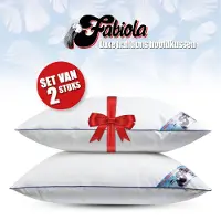 Fabiola zacht halfdons hoofdkussen set van 2 stuks downpass