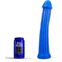 All Blue Dildo 31 x 5,5 cm - blauw