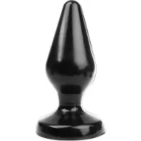 I Love Butt - Klassieke Buttplug - XXL - Zwart