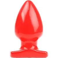 I Love Butt I Butt - Bolvormige Buttplug - Rood L