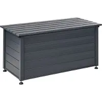 Beliani CAMPALTO - Kist-Grijs-Aluminium