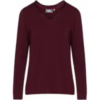 Essenza Pyjamashirt Women Luyza Uni Burgundy-S