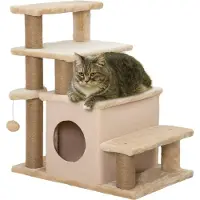 PawHut Hundetreppe mit Hütte D06-160V02