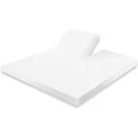 Eleganzzz Splittopper Molton Matrasbeschermer Hoeslaken Stretch - 200x200/220