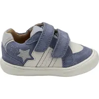 Vertbaudet Leren babysneakers met klittenband ecru