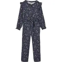 Vertbaudet Gebloemde meisjesjumpsuit inkt met print