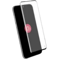 FORCE CASE , Screenprotector geschikt voor Galaxy S23 FE / A54 5G - Tempered Glass 2.5D, Transparant zwart