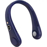 Universeel Bovista Nekventilator - Draagbare Gezichtsventilator - Neck Fan - Met Koeling - Hals - Hoofd - Blauw - Ventilator