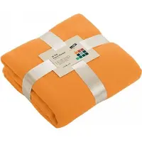 James & nicholson 10x Fleece dekens/plaids oranje 130 x 170 cm - Woondeken - Fleecedekens