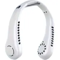 Universeel Bovista Nekventilator - Draagbare Gezichtsventilator - Neck Fan - Met Koeling - Hals - Hoofd - Wit