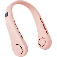 Universeel Bovista Nekventilator - Draagbare Gezichtsventilator - Neck Fan - Met Koeling - Hals - Hoofd - Roze - Neck Koeling