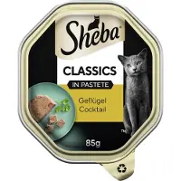 Sheba 10 x Classics in paté 85 g Gevogelte Cocktail