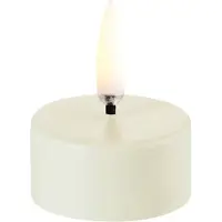 Uyuni Led waxinelichtje | Batterij | Ivoor | 4 x 2,1 cm