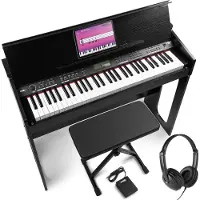 Max RhapsodyDP61 complete keyboard set - inclusief meubel, sustainpedaal, koptelefoon en bankje