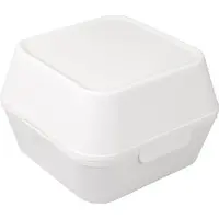 Circ - Bak | PP | reusable | hamburgerbox | 125x125x102mm | wit | 48 stuks