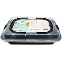 Meyerhoff Cakevorm met Deksel – Rechthoekig Bakblik 36x25 cm – Bakvorm met Antiaanbaklaag – Antraciet Marmer