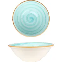 Bonna Kommetje aqua porselein 20 cm (900cc) set van 6