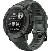 Strap-it Siliconen smartwatch bandje met gespsluiting - geschikt voor de grotere Garmin Instinct 2x (donkergroen)