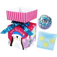 Bomb Cosmetics Freeze the Day Mini Cracker cadeau set (bruisbal + zeep)