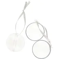 Gerimport DIY kerstballen - 16x st - D4 cm - doe het zelf hobby kerstballen - transparant