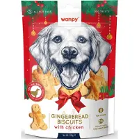 WANPY - Kerstkoekjes - voor honden - 3x100 gram