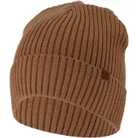 Sarlini - Muts heren - Ribbed - Taupe - Effen - One Size