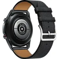 Beline Horlogeband 20mm Hermes Leer zwart/zwart doosje
