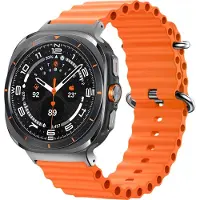 Bandz Ocean siliconen bandje 'Classic' - geschikt voor Samsung Galaxy Watch Ultra 2 (2026) / Ultra (2024/2025) - oranje