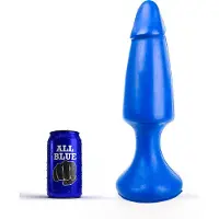 All Blue Buttplug 35 x 6,5 cm - blauw