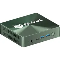 BMAX B6 Plus Mini-PC – Intel Core i3 – 12 GB DDR4 – 512 GB NVMe SSD – Windows 11 Pro – Iris Plus Graphics – 4K Triple Display – WiFi 5 – Compact & Uitbreidbaar
