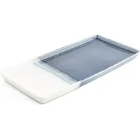Salt & pepper Serveerschaal Flow Blauw 14 x 32 cm