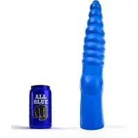 All Blue Anaal Dildo 33 x 6 cm - blauw