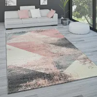 Paco Home Vloerkleed Woonkamer Laagpolig Pastel Vintage Look Abstract Patroon Versch. Stijlen 80x150 cm