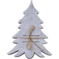 Boltze Bestekzakje van vilt FILZY in de vorm van een kerstboom