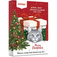 WANPY - Kerst Adventskalender voor Katten - Met kip, eend en vis