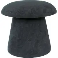 Leitmotiv Poef Mushroom - Zwart - 39.5x39.5x37cm - Scandinavisch