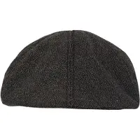 Sarlini - Flat caps heren - Diamond - One Size - Zwart/Grijs