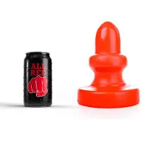 All Red Buttplug 17 x 8 cm - rood