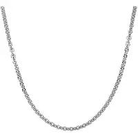 The Jewelry Collection Zilver Gerhodineerde Collier anker plat 1 1330058 42 cm