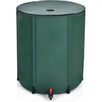 Trendmix Regenton Opvouwbaar 200 Liter – Met Kraan en Filter – Weerbestendig PVC – Regenwater Opslag – Groen