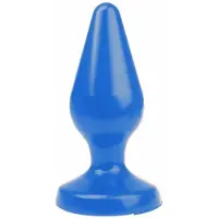 I Love Butt - Klassieke Buttplug - XL - Blauw