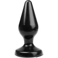 I Love Butt - Klassieke Buttplug - XL - Zwart