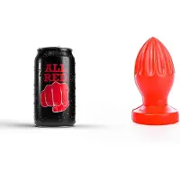 All Red Buttplug 12 x 5 cm - rood