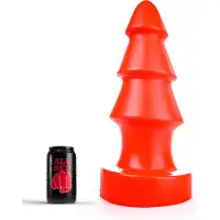 All Red Dildo Christmas Tree 40 cm - rood