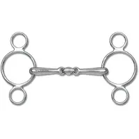 Waldhausen Driedubbel Gebroken Watertrens Bit Met Drie Ringen - Bijna Uitverkocht!