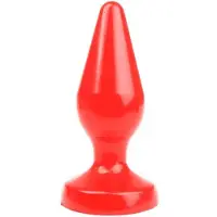 I Love Butt I Butt - Klassieke Buttplug - L - Rood