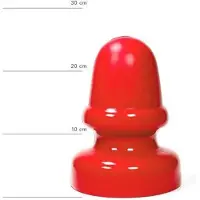 All Red Buttplug 23 x 13,5 cm - rood