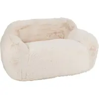 J-Line - Fauteuil Cutie Polyester Creme Large - 152x110x81cm