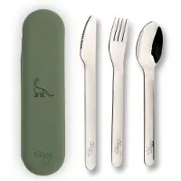 Citron Bestekset Silicone | Green