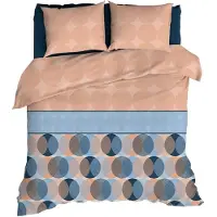 Romanette Dekbedovertrek Briancon Cinnamon Flanel-200 x 200 / 220 cm | 2-Persoons
